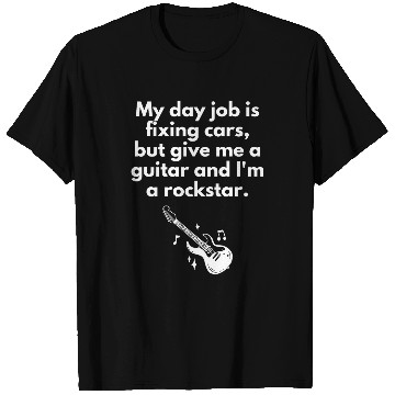 Discover Mechanic Rockstar Guitar LoverF T-Shirts