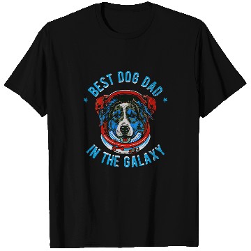 Discover The bests Australian Shepherd Dad in the galaxy Aussie dog 1 T-Shirts