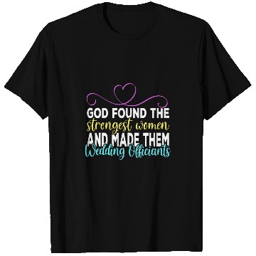 Discover Wedding Officiant Ordained Minister 214 T-Shirts