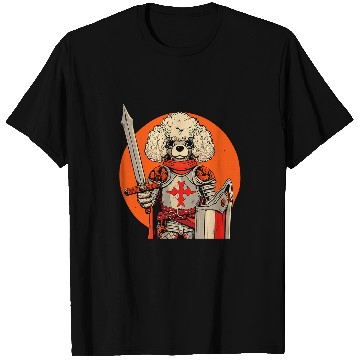 Discover Toy Poodle Knight Funny Dog Medieval T-Shirts