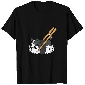 Discover Sushi Border Collie Dog 2 T-Shirts
