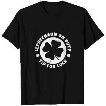 Discover St Patricks Day Bartender Waitress Tip For Luck T-Shirts