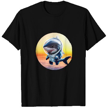 Discover Shark Astronaut T-Shirts