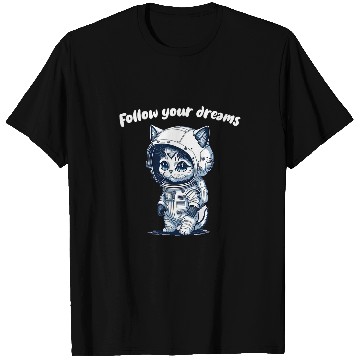 Discover Space Cat A Feline Astronauts Journey T-Shirts