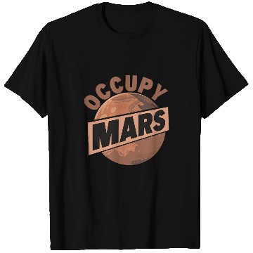 Discover Occupy Mars Outer Space Science Astronaut Spaceship Planets 3 T-Shirts