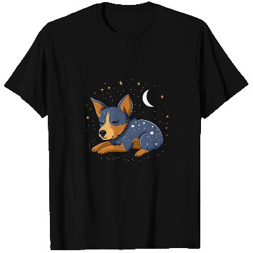 Discover Napping Blue Heeler pajama on Australian Cattle Dog Sleeping T-Shirts