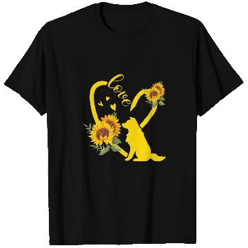 Discover Love Border Collie Sunflower Gifts T-Shirts
