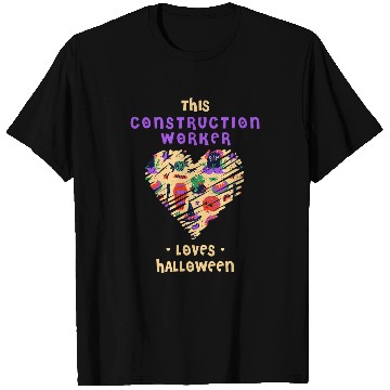 Discover This Construction Worker Loves Halloween Foreman Witch Mason T-Shirts