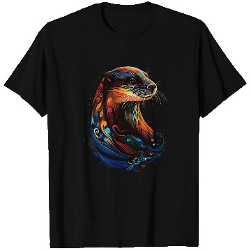 Discover Otter Native American Indian Tribes Art Indigenous T-Shirts