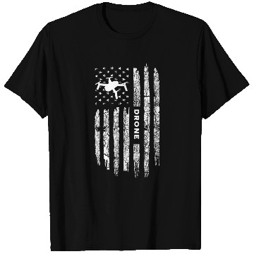 Discover American Flag Drone Clothing Drone Pilot vintages Drone T-Shirts