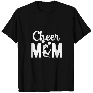 Discover Womens Cheer Mom Gymnastics Cheerleading Mom Squad 1 T-Shirts