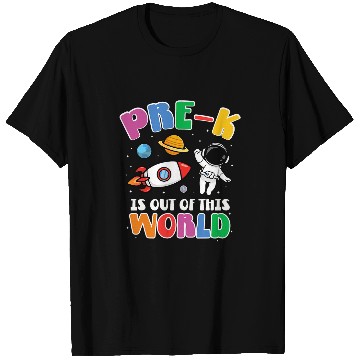 Discover PreK Student Teacher Astronaut Space Back To School T-Shirts