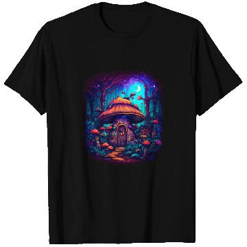 Discover Mushroom Magic Fantasy Shroom Art T-Shirts