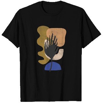 Discover Modern Minimalist Shapes In Simple Color Blocking Style T-Shirts