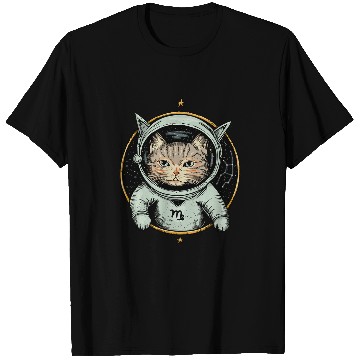 Discover The Virgo Cat Funny Kitty Was Exploring Star Astronaut Cat T-Shirts