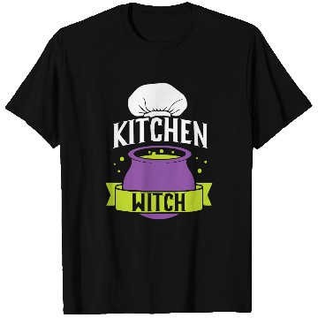 Discover Kitchen Witch 2Culinary Cuisine Cooking Kitchen Chef T-Shirts
