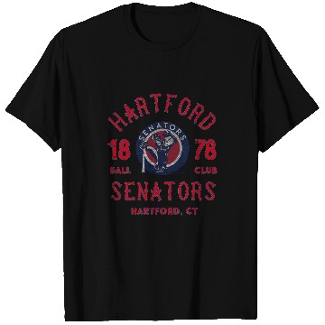 Discover vintages Hartford Connecticut Senators Baseball Team T-Shirts