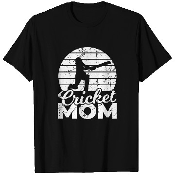 Discover Womens Cricket Mom Cricket Player T-Shirts