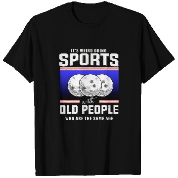 Discover Retired bowler old man bowling Coachs bowling retirement T-Shirts