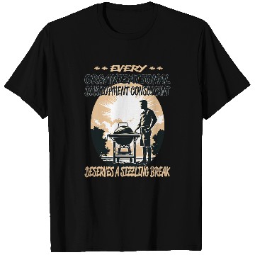 Discover Organizational Development Consultant Funny BBQ Chef Grill T-Shirts