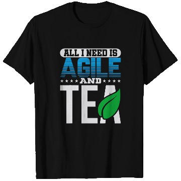 Discover Tea caffeines Scrum Agile Project Management Funny PM Coach T-Shirts