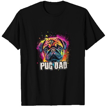 Discover Mens Pug Dad Dog T-Shirts