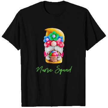 Discover nurses Squad Easter Bunny Ears Gnome T-Shirts