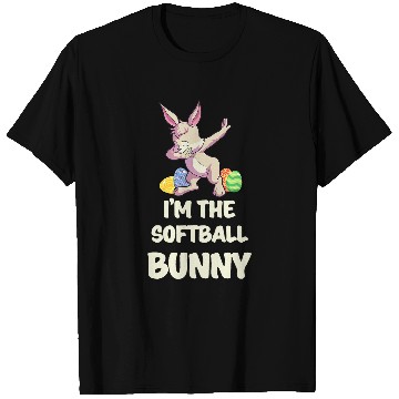 Discover Softball Bunny Matching Family Group Easter Party T-Shirts