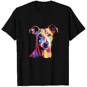 Discover Watercolor Colorful Italian Greyhound Dogs T-Shirts