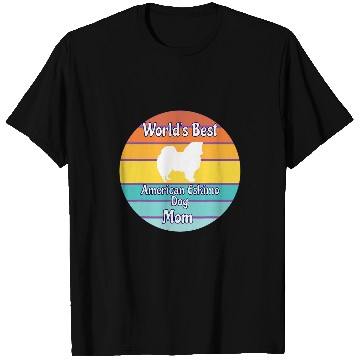 Discover Worlds bests American Eskimo Dog Mom T-Shirts