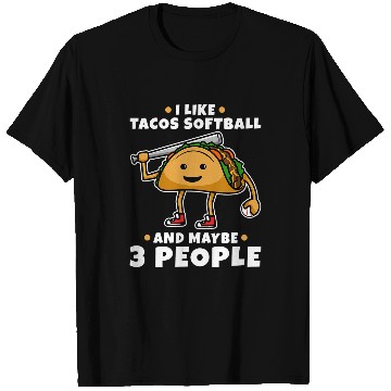 Discover Softball and Tacos 1 T-Shirts