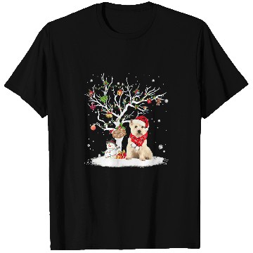 Discover Westie Winter Snow Tree Dog Christmas Winter T-Shirts