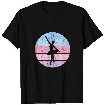 Discover Retro Ballet vintages Cute Ballerina Dance T-Shirts