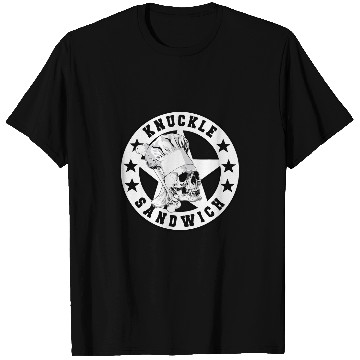 Discover Knuckle Sandwich Skull Chef Vector T-Shirts