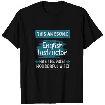 Discover Married English Instructor Husband Job Profession T-Shirts