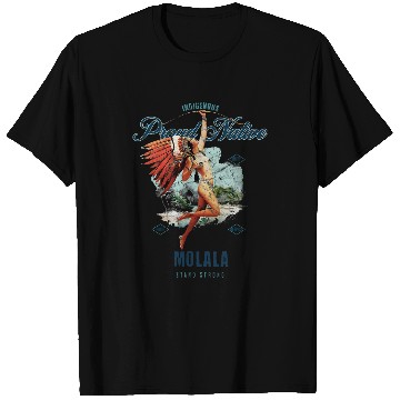 Discover Molala Indigenous Proud Native Art Deco Stand Strong T-Shirts
