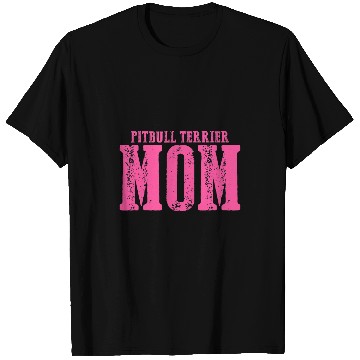 Discover Womens Pitbull Terrier Mom T-Shirts