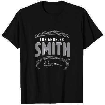 Discover Will Smith Los Angeles Baseball Name Number Front Back T-Shirts