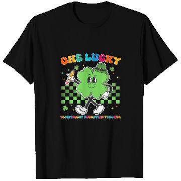Discover One Lucky Instructional Technology Coachs St Patrick Day T-Shirts
