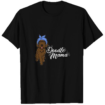 Discover Womens Doodle Mama Funny Labradoodle Goldendoodle Lover T-Shirts