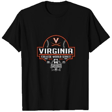 Discover Virginia Cavaliers College World Series Baseball Navy T-Shirts
