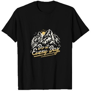 Discover Outdoor Hiking Mountaineering Climbing Conquer the Peak 3 T-Shirts
