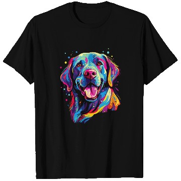 Discover Watercolor Colorful Labrador Lab T-Shirts
