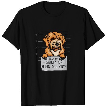 Discover Mini Golden Doodle Guilty Beeing Too Cute Mini Goldendoodle T-Shirts