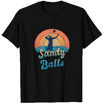 Discover Sandy Balls for a Beach Volleyball Player T-Shirts