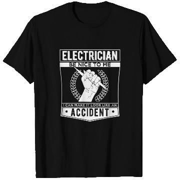 Discover Master Electrician Wireman Handyman Electrical Worker T-Shirts