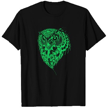 Discover Wise Owl Native American Style Art T-Shirts