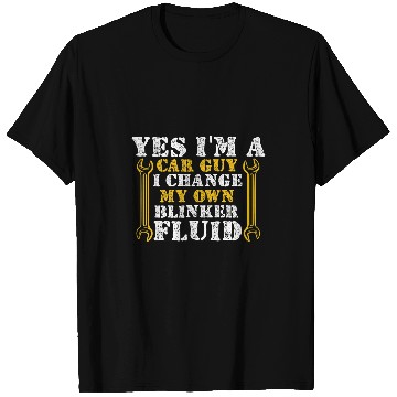 Discover Yes Im a car guy vintages mechanic Drift Drifting Racing T-Shirts