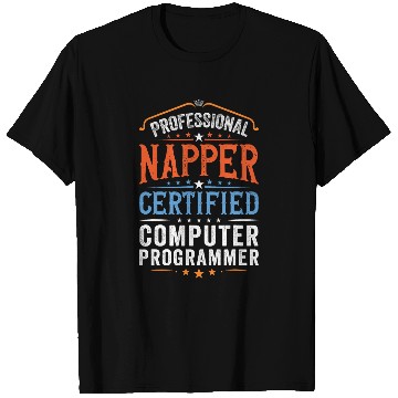 Discover Funny Retro Proud Certified Computer Programmer T-Shirts