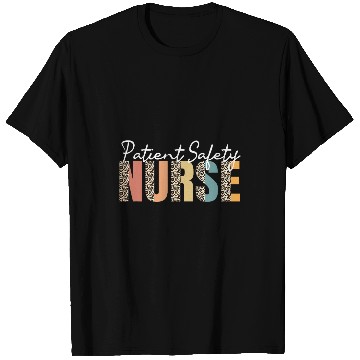 Discover Patient Safety nurses Leopard Pattern Safety nurses T-Shirts